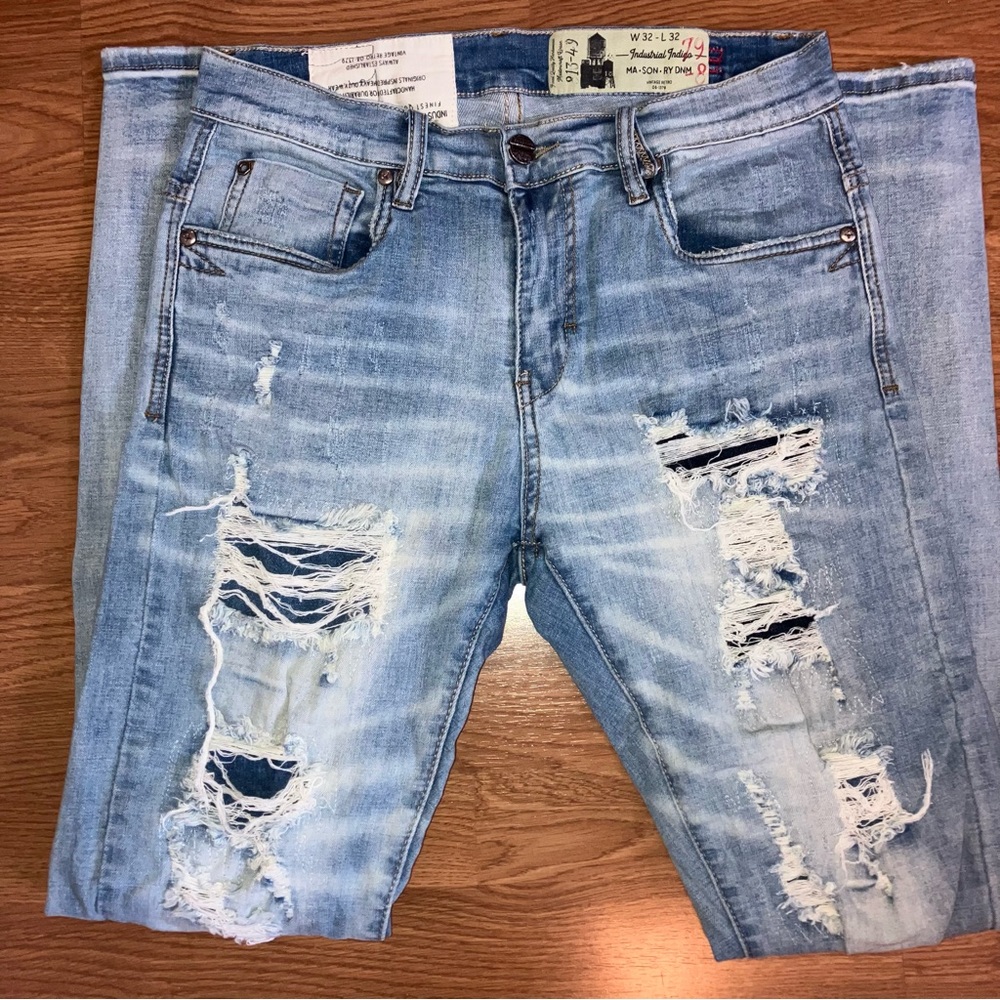 Industrial Indigo Skinny Jeans
